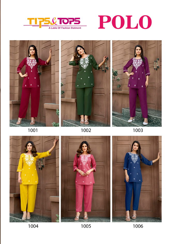 Polo By Tips And Tops Rayon Cord Set Wholesale Shop In Surat